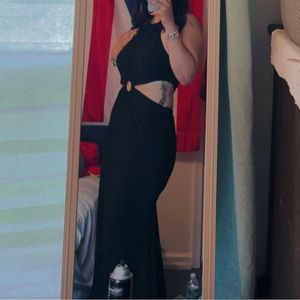 Cut-Out Semi-Formal Event Dress